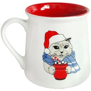 Cană din ceramică Toro Xmas Cat, 290 ml imagine