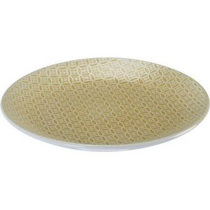 Farfurie întinsă din ceramică Sea, 27 cm, galbenă imagine