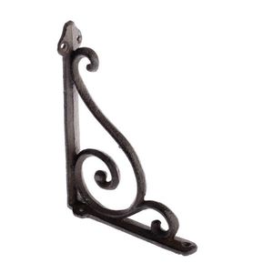 Consolă fontă Marnay, de etajeră, negru, 16, 8 x12, 5 x 2, 5 cm, negru imagine