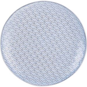 Farfurie de desert din gresie Zig Zag, 21 cm imagine