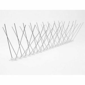 Ace de protecție împotriva porumbeilor, din inox, 50 x 12 cm imagine