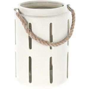 Felinar decorativ Danila, crem, 15 x 21, 8 cm, bej imagine