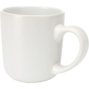 Cană din ceramică Allier, albă, 370 ml imagine