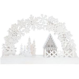 Decorațiune luminoasă de Crăciun Winter Dream, 32x 22 x 5, 5 cm, 8 LED-uri, alb cald imagine