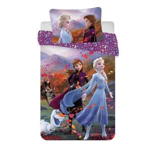 Lenjerie de pat Frozen baby pink2 wind baby, 100 x 135 cm, 40 x 60 cm imagine