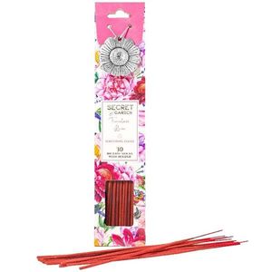 Arome Secret garden 30 bețișoare parfumate + suport metalic, Soothing Oasis, roșu imagine