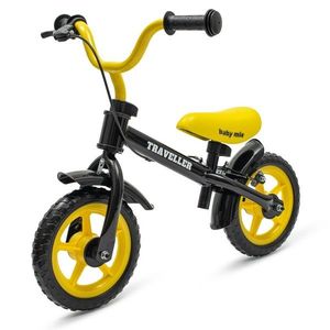 Baby Mix Bicicletă pentru copii cu frânăTraveller, negru imagine