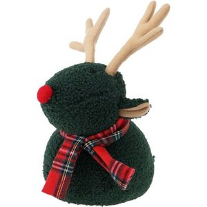 Opritor de ușă Ren verde închis, 18 x 13 x 22 cm imagine