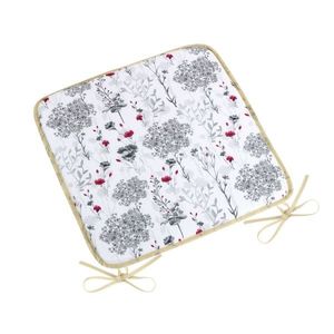 Pernă de scaun Bellatex DITA netedă Twigs gri, 40 x 40 cm imagine