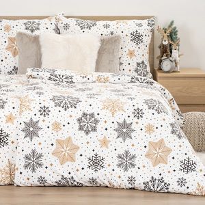 Lenjerie de pat din microflanel 4Home Golden Frost, 160 x 200 cm, 70 x 80 cm imagine