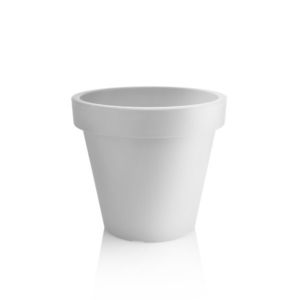 Jardinieră Gardenico Metro Twist 'n' Roll, alb, 29 x 26, 5 cm, alb, 29 cm imagine