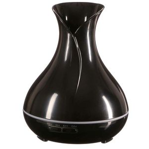 Difuzor arome Sixtol Vulcan, luciu negru, 350 ml, negru imagine