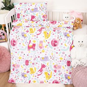 Lenjerie de pat din bumbac pentru copii 4Home Playful Paws, 100 x 135 cm, 40 x 60 cm, 100 x 135 cm, 40 x 60 cm imagine