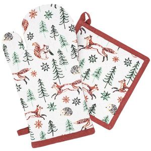 Mănușă și suport Home Elements cu magnet Vulpea, 18 x 32 cm, 20 x 20 cm imagine