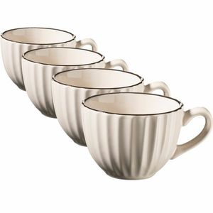 Set de 4 cești Mäser OSITA – 200 ml, crem imagine