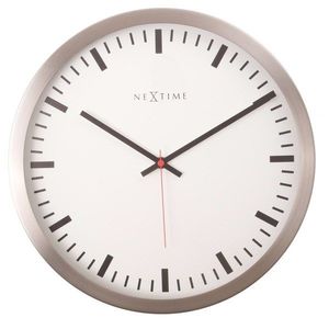 Ceas de perete Nextime 2520 Stripe White imagine