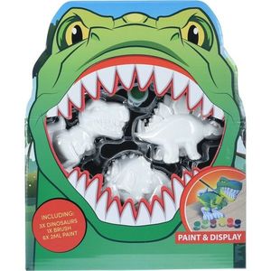 Set de vopsele de gips Dino, 6 x 2 ml imagine