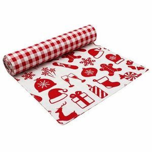 Traversă de masă Cadouri, roșu, 33 x 130 cm imagine