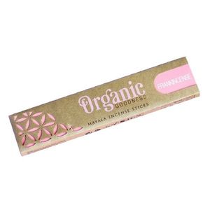 Bățuri parfumate Organic Goodness Masala 12bucăți, Franki ncense imagine
