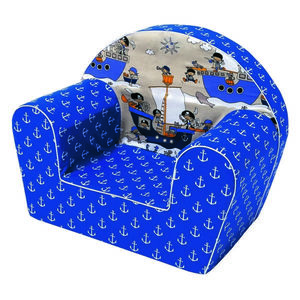 Fotoliu de copii Bino Pirați, 42 x 32, 7 x 52, 5 cm imagine