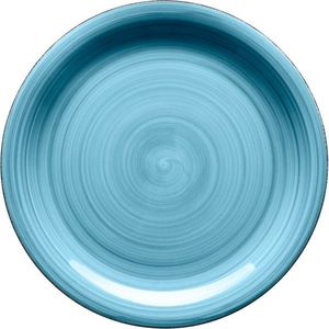 Farfurie întinsă din ceramică Mäser Bel Tempo 27 cm, albastru, albastru imagine