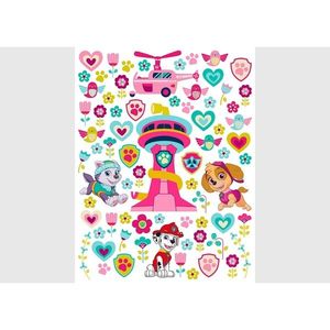Decorație autoadezivă Paw Patrol Be Happy, 65 x 85cm imagine
