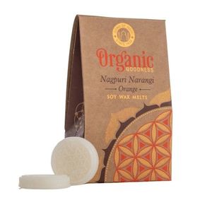 Ceară organică topită în monede Flower of Life, Nagpuri Narangi - Portocaliu imagine