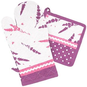 Mănușă și suport de bucătărie Lavandă 2022, set 2 buc. imagine