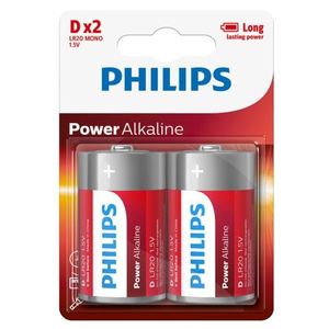 Philips Baterie D 1, 5 V Power Alkaline imagine