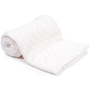 Pătură Sava albă, 130 x 160 cm, alb imagine