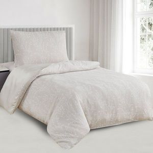 Lenjerie de pat din jacard Boston bej, 140 x 200cm, 70 x 90 cm, bej imagine