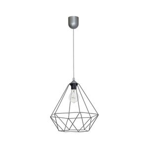 Lampă suspendată BASKET 1xE27/60W/230V gri imagine