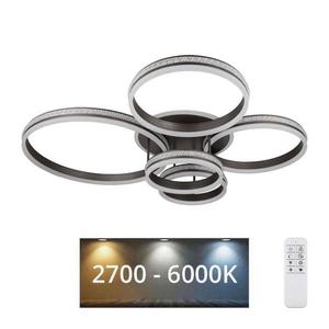 Plafonieră LED dimabilă Globo 67314-120 GROUNI LED/120W/230V + telecomandă imagine