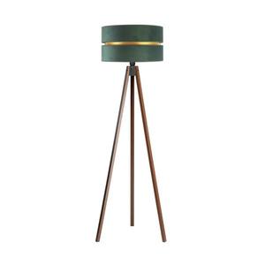 Lampadar DUO 1xE27/60W/230V d. 44 cm verde/wenge imagine