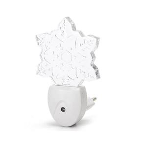 Corp de iluminat LED RGB de veghe cu senzor LED/0, 5W/230V fulg de zăpadă imagine