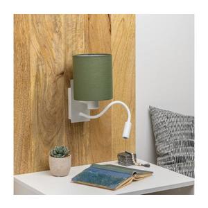 Lampă LED de perete Brilagi NUBILA 1xE27/25W/230V + LED/3W alb/verde imagine