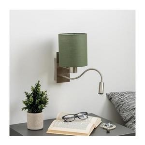 Lampă LED de perete Brilagi NUBILA 1xE27/25W/230V + LED/3W crom mat/verde imagine