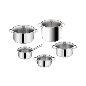 Tefal - Set de vase pentru gătit DAILY COOK, 10 piese, oțel inoxidabil imagine