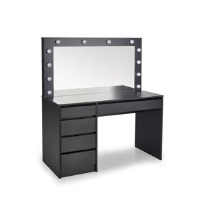 Masă de toaletă AMORIO neagră imagine