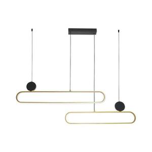 Candelabru LED suspendat cu cablu FLORENTYNA LED/48W/230V 4000K auriu/negru imagine