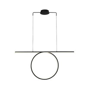 Lustră LED suspendată pe cablu ODETTA LED/42W/230V 4000K neagră imagine