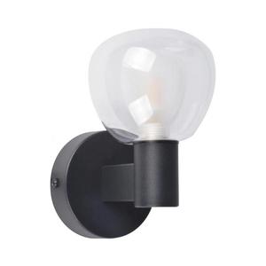 Aplica de perete pentru baie POLA, 1x G9, 5W, 230V, IP44, negru/transparent imagine