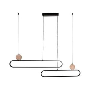 Lustră LED pe cablu FLORENTYNA LED/48W/230V 4000K negru/bej imagine