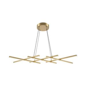 Maytoni MOD244PL-L50BSK - Lustra LED HALO, suspendată pe cablu, LED/40W/230V, aurie imagine