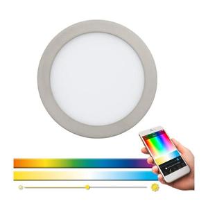 Eglo 33317 - Plafonieră încastrată FUEVA-C LED RGBW, 15, 6 W, 230 V, Ø 22, 5 cm, dimmabilă imagine