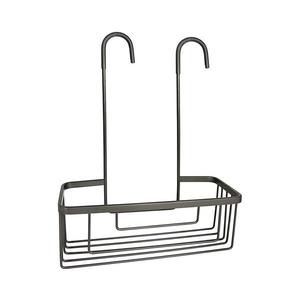 Gedy - Poliță suspendată pentru duș SMART, 37, 5 x 30 cm, gri metalizat imagine