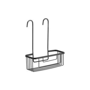 Gedy - Raft suspendat pentru duș SMART, 37, 5 x 30 cm, negru mat imagine