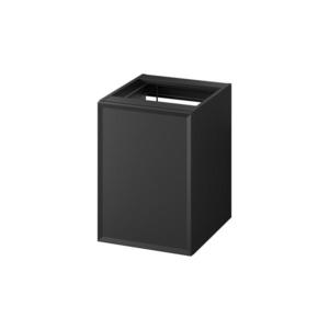 Cersanit S1022-012 - Dulap suspendat pentru baie MILLE cu coș pentru rufe, 40x45 cm, negru imagine