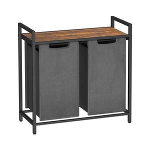 Coș pentru rufe REX maro/gri imagine