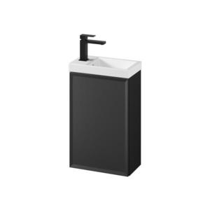 Cersanit S801-569 - Dulap de baie suspendat cu lavoar MILLE 40x22 cm, negru imagine